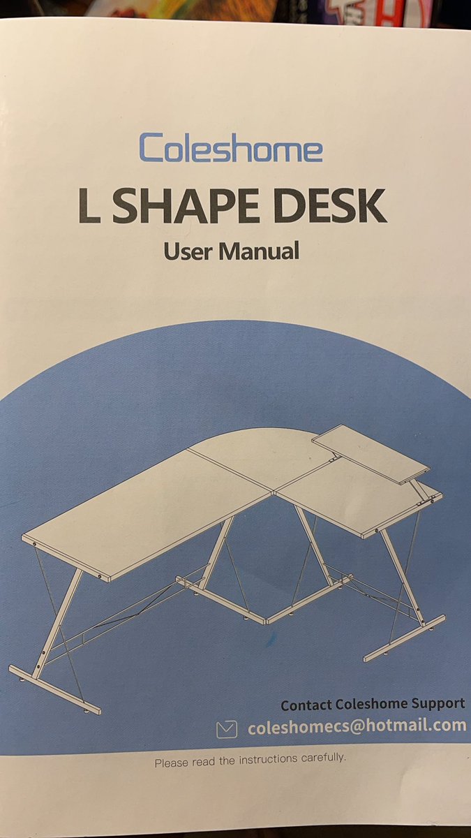 Yay new desk going up tonight!