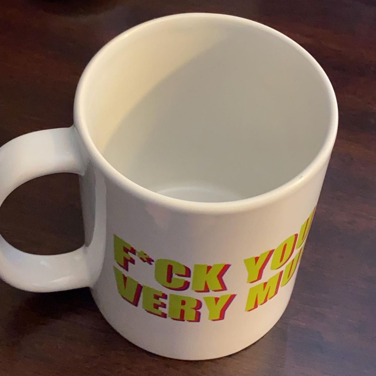 albutala's tweet photo. Yo yo yo fam I got my #YFTPodcast mug from @WellsAdams & @BrandiCyrus “f*ck you very much” @iHeartMedia @iHeartRadio thank youuuu join @Patreon #swag #mug #happygirl https://t.co/jSZbG42xze
