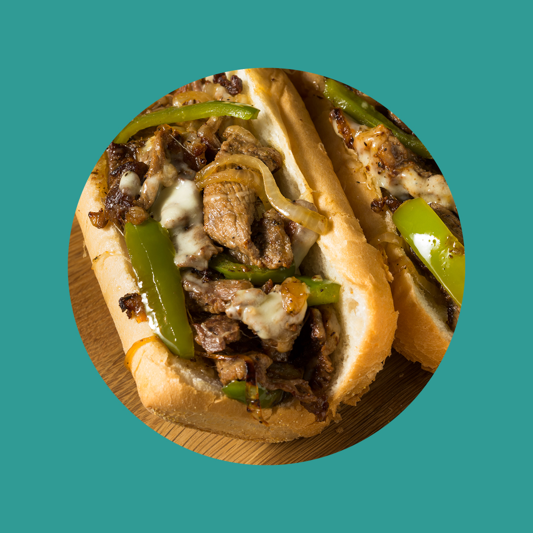 Today we feature the state of Pennsylvania, and there is nothing more traditional than a Philly Cheesesteak. This beloved sandwich consists of thinly sliced pieces of beef and cheese in a hoagie roll. Have you ever tried one? 😋😋 #food #foodies #Philly #cheese