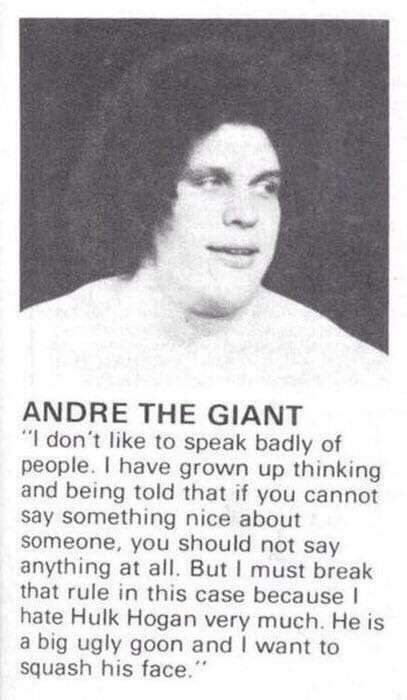 Happy Birthday to Andre the Giant, and Andre the Giant Only 