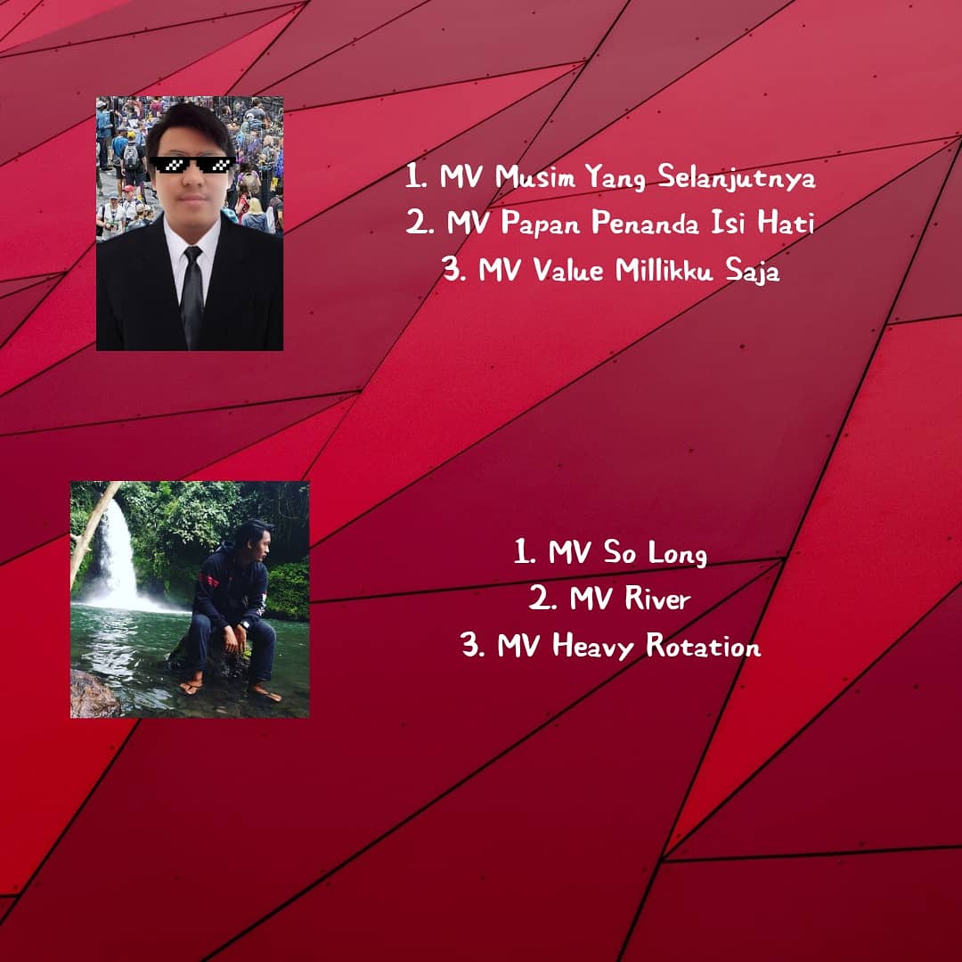 jpodcast_'s tweet photo. [#JPodcastList] MV JKT48 Ter Favorito @jpodcast_ x @Ongkos_Podcast 

J-Listener, ini dia masing-masing 3 MV JKT48 favorit dari @HasanAbdur234 dan @HudaJr_17. Selengkapnya di JPodcast episode 22!

#JPodcastList https://t.co/c3TMok6NrU
