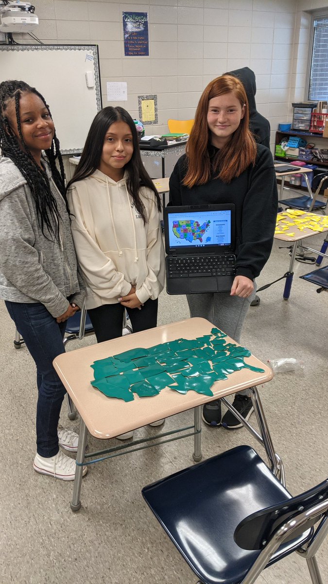 Tiffany Arnold (@arnoldteachmath) on Twitter photo Ss learned exactly where to out those states after their testing today! #puzzleMath #teamrce <a href="/RCEMiddle/">R.C. Edwards Middle</a> Ss learned exactly where to out those states after their testing today! #puzzleMath #teamrce <a href="/RCEMiddle/">R.C. Edwards Middle</a>