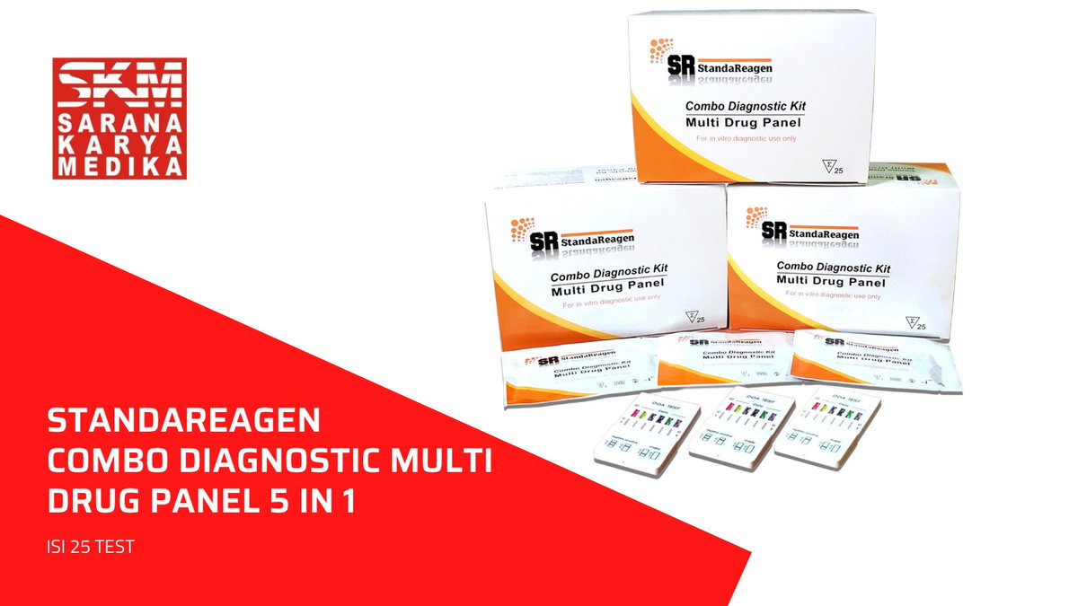 KaryaSkm's tweet photo. Multi Drug Panel 5 in 1 is a competitive immunochromatography based on one step in vitro test designed for qualitative determination of Amphetamine (AMP), Methamphetamine(MET), Morphine(MOP), Marijuana(THC) and Benzodiazepines(BZO)#covid #rapidtestmurah #rapidtest https://t.co/hdsqJxvuw5