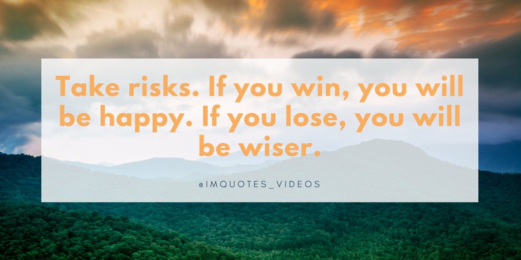 FridayLoading's tweet image. Don&apos;t be afraid to take risks...regardless of the outcome you will always benefit in some way.

#WednesdayMotivation
#FridayFeeling