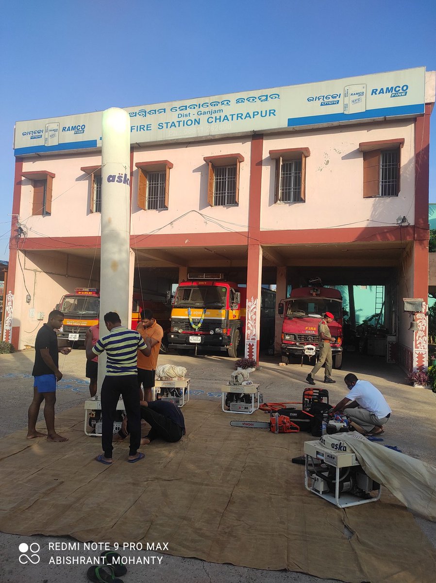 AFO, Paralekhmundi (@afoctr_ofs) on Twitter photo Preparation for ensuing cyclone
<a href="/fosr_bpr/">F.O., SR, Berhampur</a>
<a href="/cfo_odisha/">Chief Fire Officer, Odisha</a>
<a href="/Ganjam_Admin/">Collector & District Magistrate, Ganjam</a> Preparation for ensuing cyclone
<a href="/fosr_bpr/">F.O., SR, Berhampur</a>
<a href="/cfo_odisha/">Chief Fire Officer, Odisha</a>
<a href="/Ganjam_Admin/">Collector & District Magistrate, Ganjam</a>