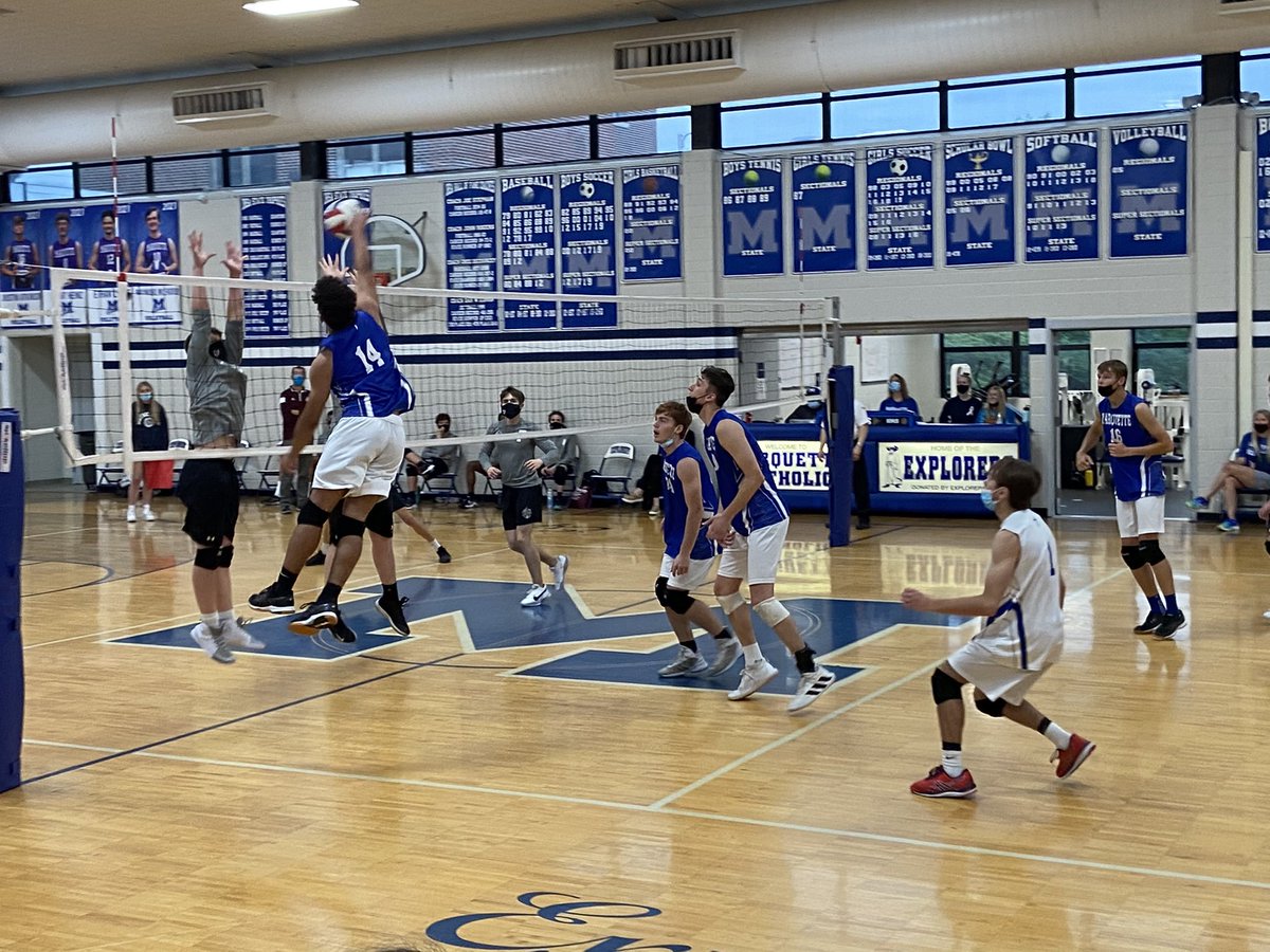 Alton Marquette Explorers earn 8-0 victory vs MELH in Girl’s soccer, Boy’s volleyball wins in 2 vs Belleville West, Softball wins 6-0 vs Calhoun, Baseball 6-3 win vs Greenville. #OnExplorers <a href="/STLhssports/">STLhighschoolsports</a> <a href="/HayeserPete/">Pete Hayes</a> <a href="/RiverBenderNews/">RiverBender.com</a> <a href="/explorersoccer/">Alton Marquette Girls Soccer</a>                    ⚽️💙🏐💙🥎