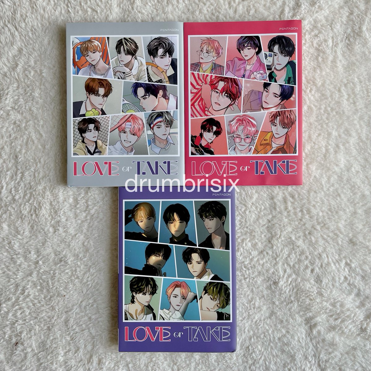 drumbrisix's tweet photo. [HELP RT] WTS PENTAGON - Mini Album Vol.11 [LOVE or TAKE] (ALBUM ONLY)❗️

READY STOCK : all version (Romantic / Sporty / Mild)
Dom surabaya
Only shopee

#wtspentagon #wtspentagonalbum #wtspentagonstuff

Link : https://t.co/32stDZJatW https://t.co/cptAnjSVGZ