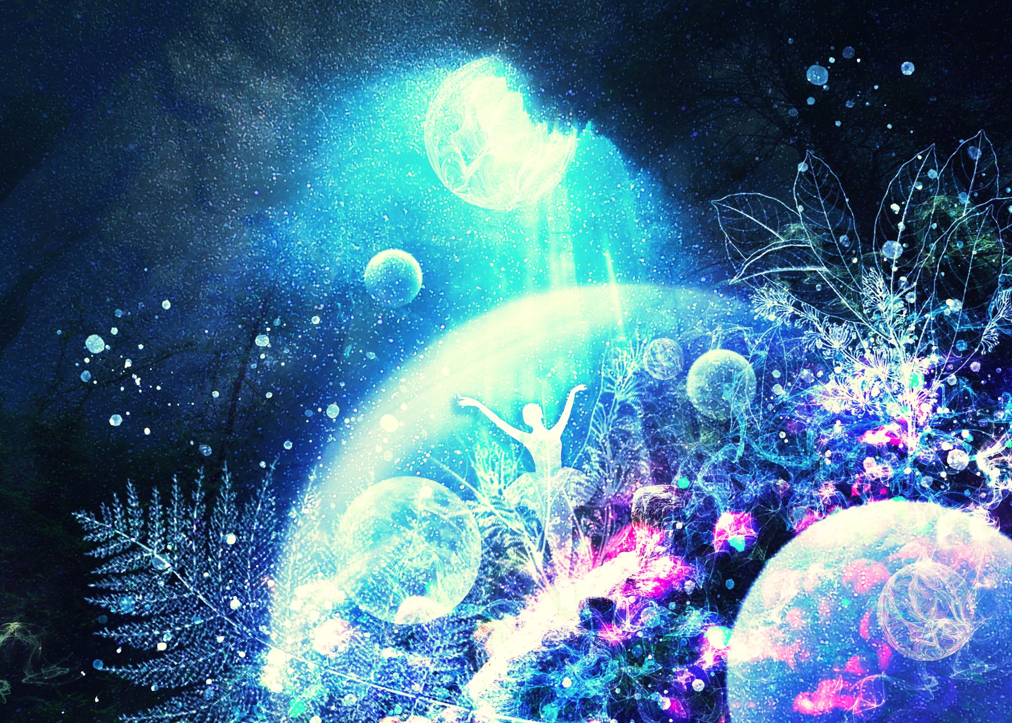 ぽむら虫 Photoshopで製作したイラスト あげます 雨で憂鬱な方の心が少しでも癒えたら嬉しいです 誰かの心に刺さる絵を描きたいと日々奮闘中 こんな森があるなら行きたいですね イラスト イラスト好きな人と繋がりたい 神秘的