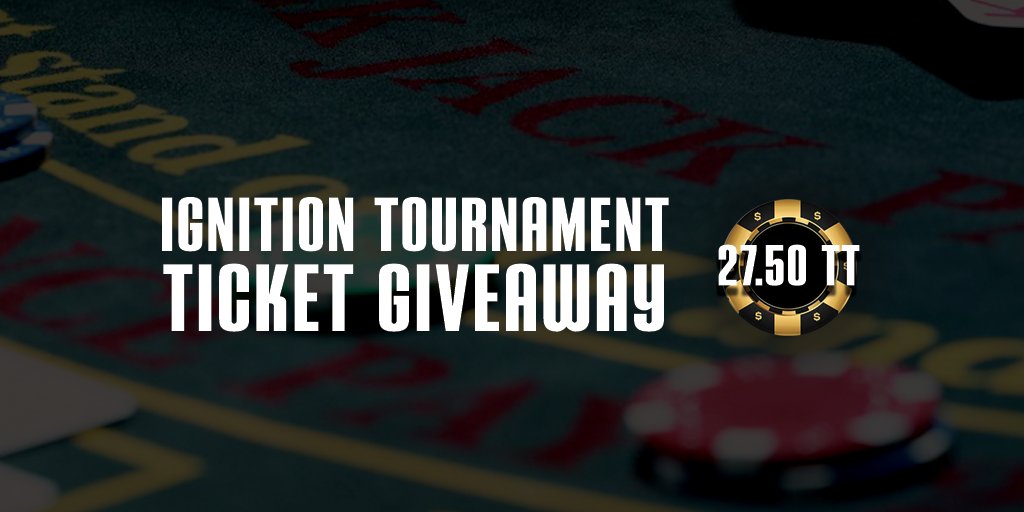 TOURNAMENT TICKET GIVEAWAY!! Win a $27.50 Ignition tournament ticket! To enter: follow us on Twitter, like & retweet. This Giveaway ends on Monday, May 24th at 11:59PM AEST & the winner will be announced on Tuesday, May 25th! Good Luck!!!🔥

#ignitionpoker #pokergiveaway #poker