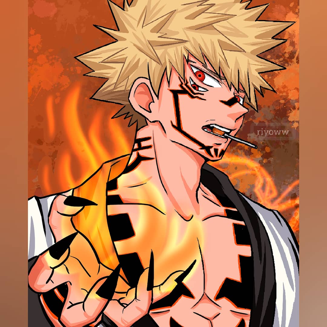 Anime Fanart My Hero Academia Bakugo