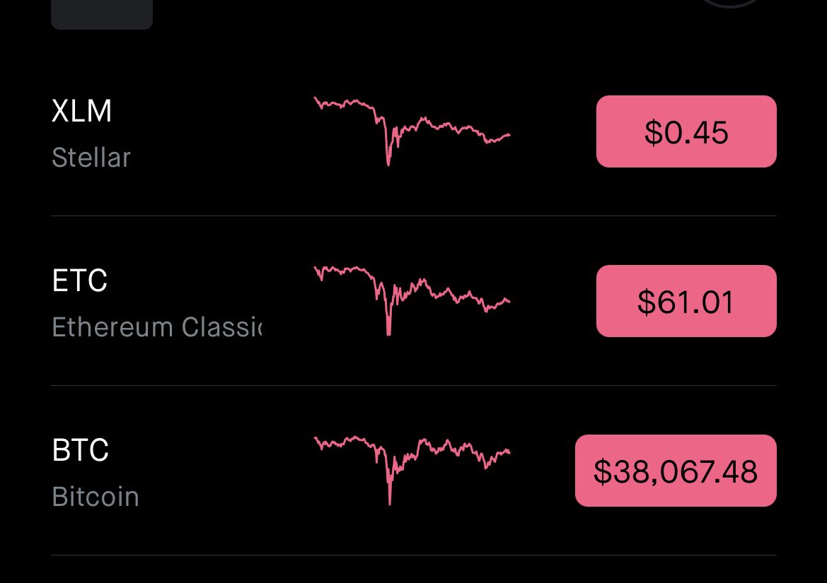 Tell me how all the crypto’s literally look the same? #Crypto #doge #XLM #Ethereum #Bitcoin