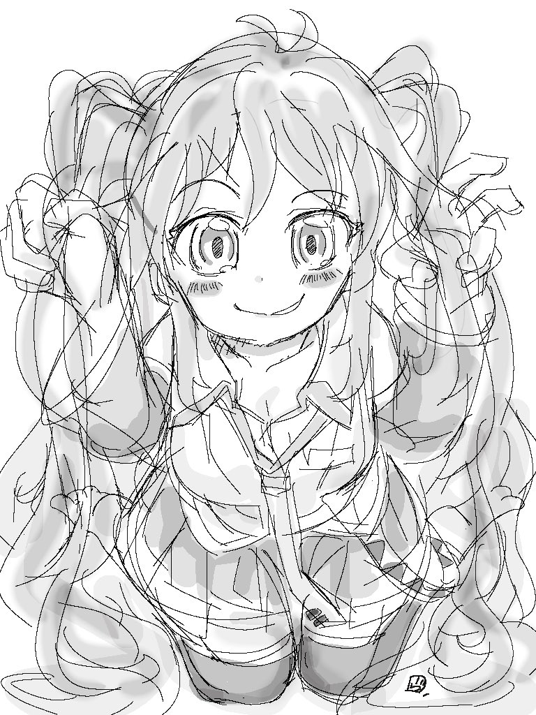 ツインテールだぞ!
#初音ミク 