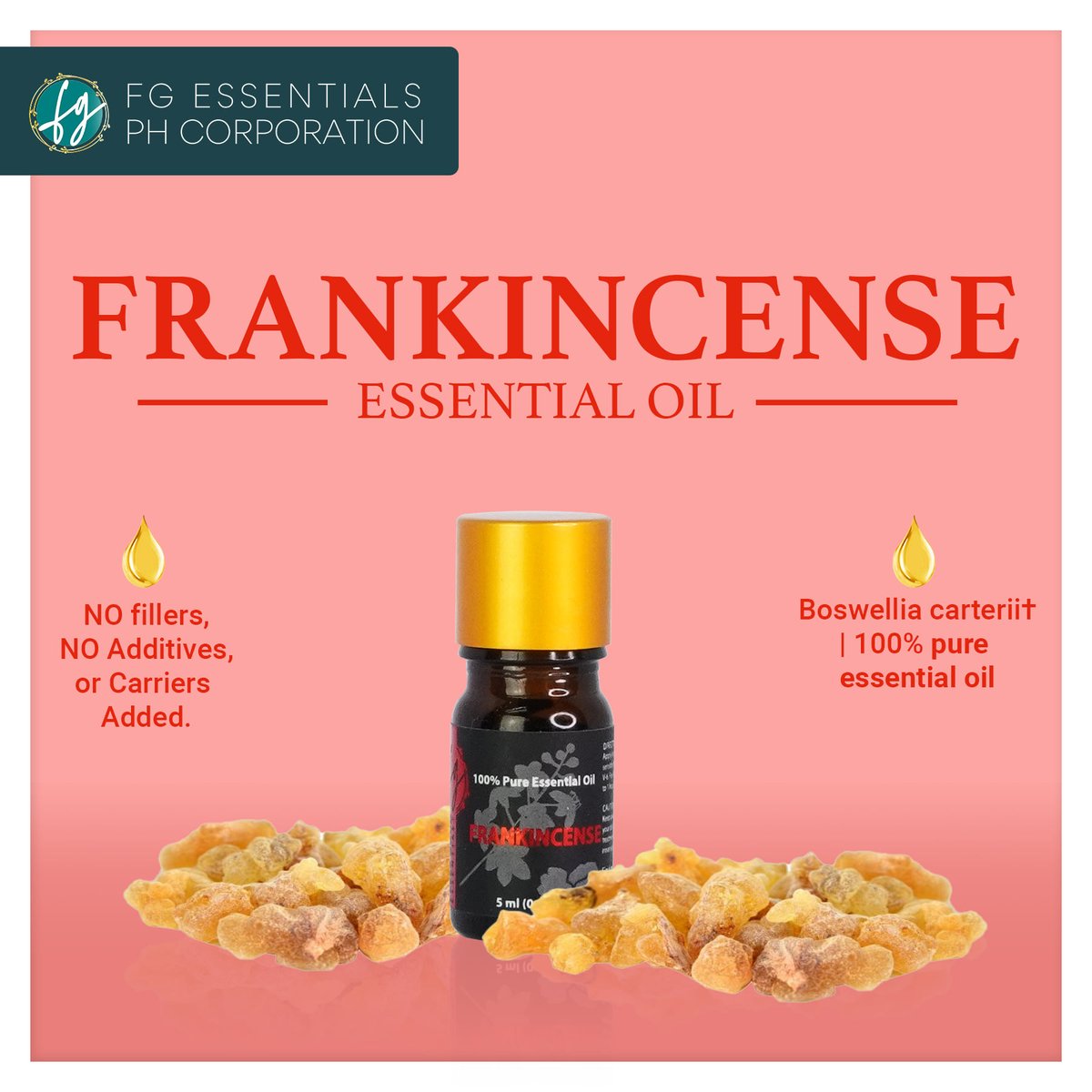fg_essentials's tweet image. #Frankincense is capable of boosting a person’s immunity, fighting off cancer cells, relieving inflammation, reducing anxiety levels, decreasing blood pressure, enhancing skin conditions, removing signs of aging, and improving breathing.

Website: FGessentials.PH