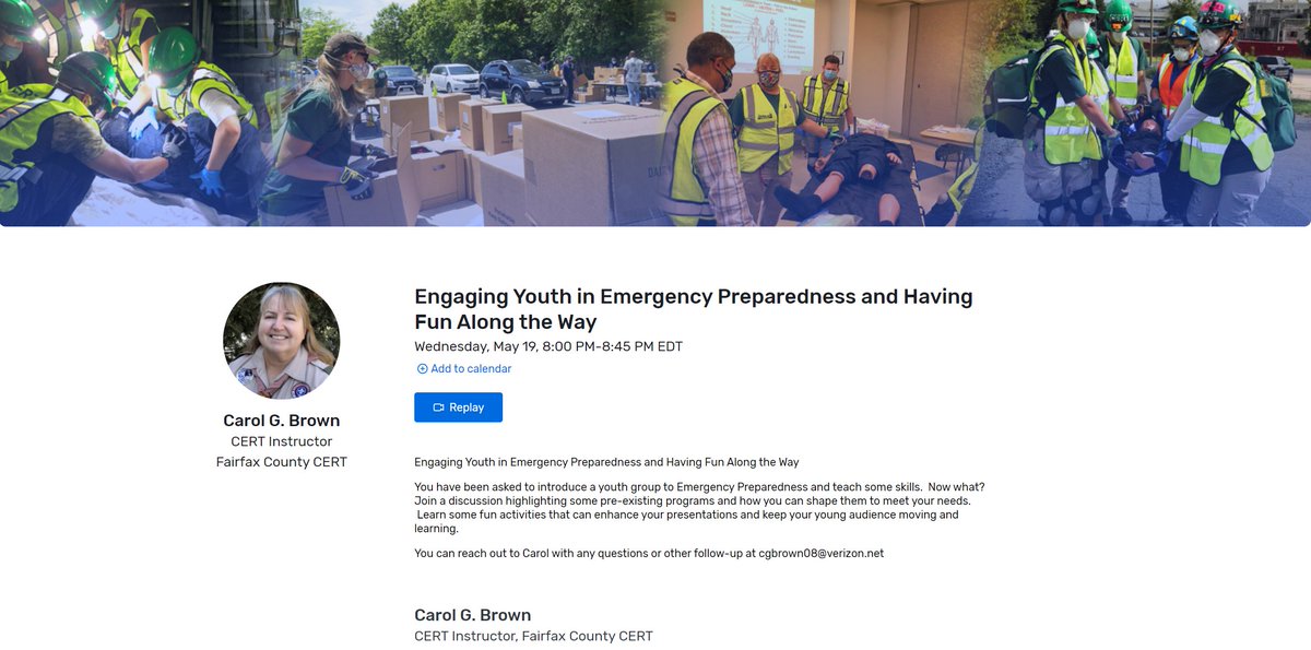 CERTCon's tweet image. Were you unable to see one of Wednesday's sessions or would like to see it again?
Well, you are in luck! If you are registered, you can go to your Attendee Hub, click on a session that has ended and click the blue Replay button!