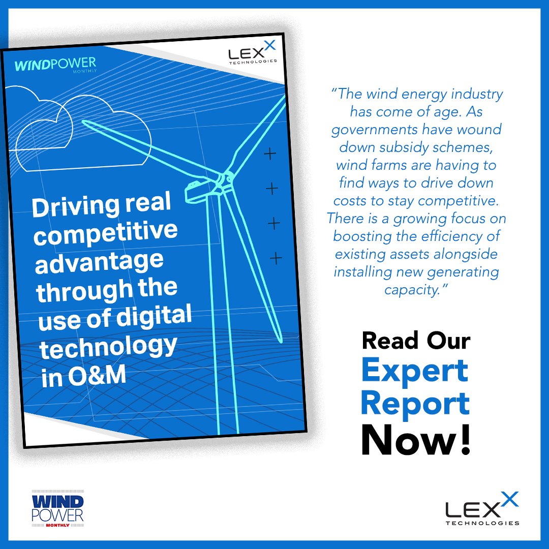 Have you had a chance to read our Expert Report recently published by <a href="/windpower_m/">Windpower Monthly</a> ? 

You can do so below! 

bit.ly/3v7MJsz 

#ai #innovation #windpower #digitalinnovation #machinelearning #expertreport