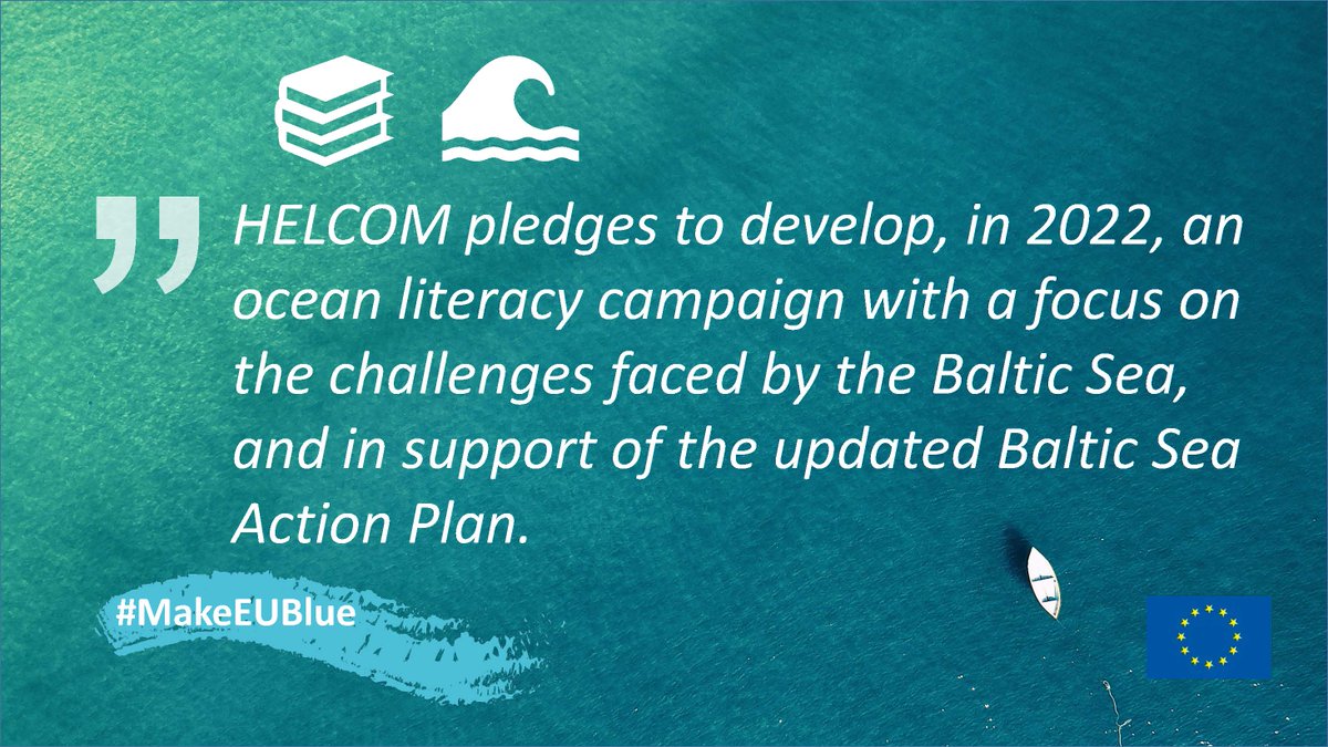Today, we want to contribute to 'Making Europe Blue!' @HELCOMinfo #MakeEUBlue