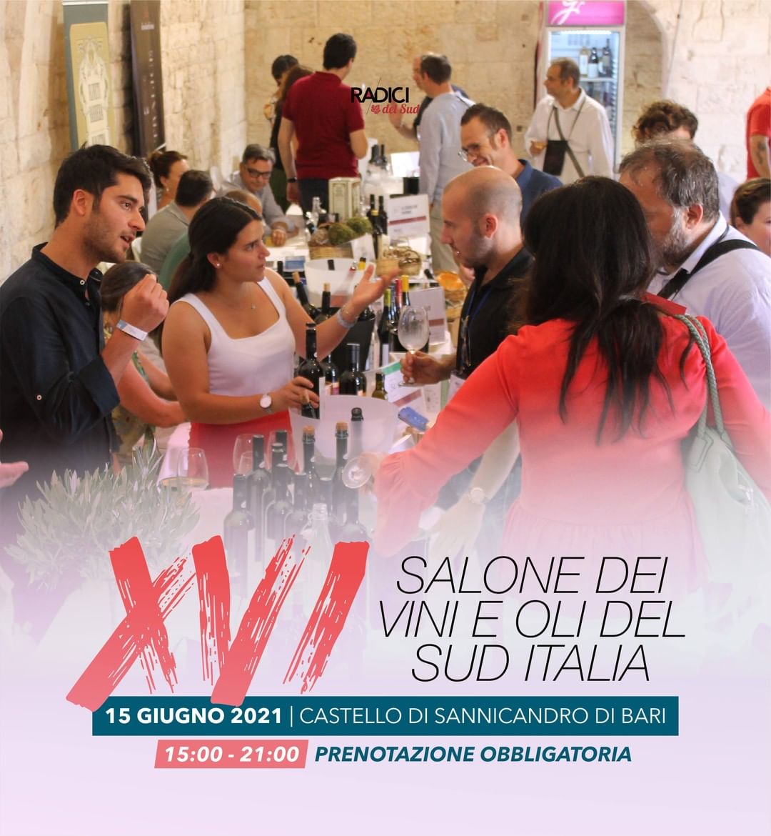 Martedì 15 Giugno a #SannicandrodiBari torna il XVI Salone dei Vini e Oli del Sud Italia. Dalle 15:00 alle 21:00 apriamo le porte al pubblico nel pieno rispetto delle misure anti Covid. 100 desk espositivi di vino e olio dei territori del sud Italia.
#radicidelsud2021 #vinidelsud
