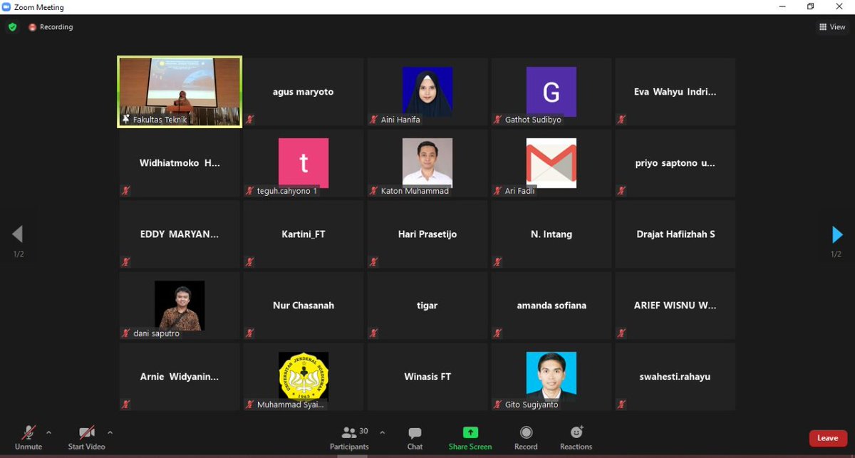 #Silaturahmi Keluarga Besar Fakultas Teknik Unsoed (Offline - Online) #FTUnsoed #IdulFitri1442H