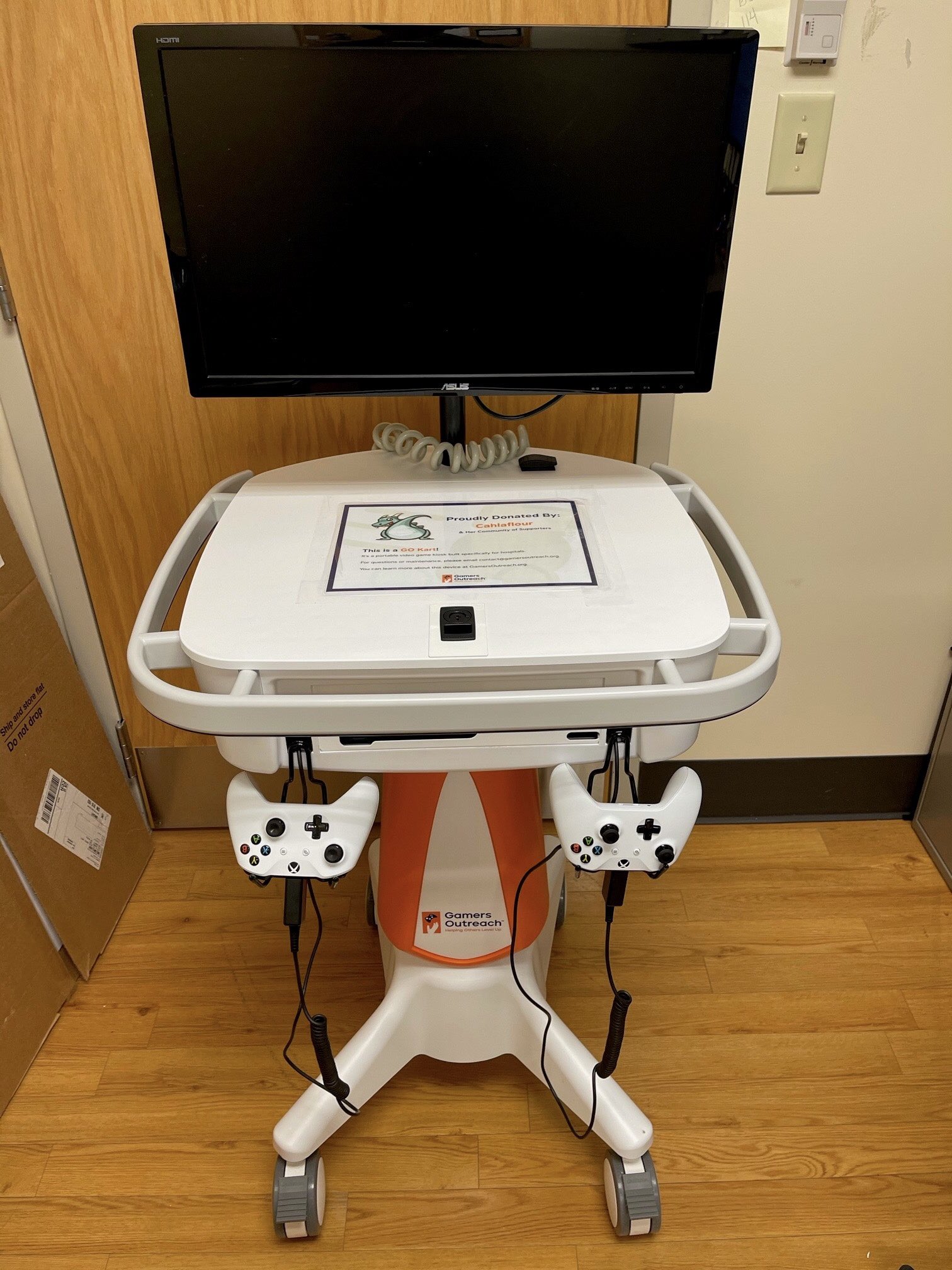 Cahlaflour on Twitter ".GamersOutreach sent me this pic from Cincinnati Children’s Hospital