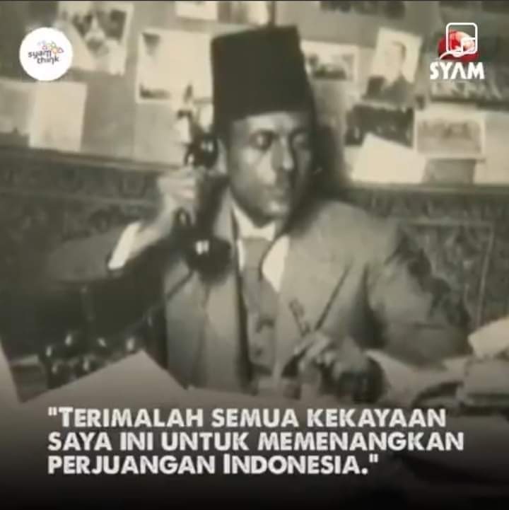 Lofi_aqal's tweet photo. Ali thahir, seorg pengusaha terkaya di palestina yang menyumbangkan seluruh hartanya untuk pembangunan di Indonesia paska kemerdekaan RI.. *jasmerah*
#WeStandWithPalestine #IndonesiaStandsWithPalestine #FreePalestine #bmpanstandwithpalestine #bmpan #bmpanperkasa #pan https://t.co/d6LLCe2wsB