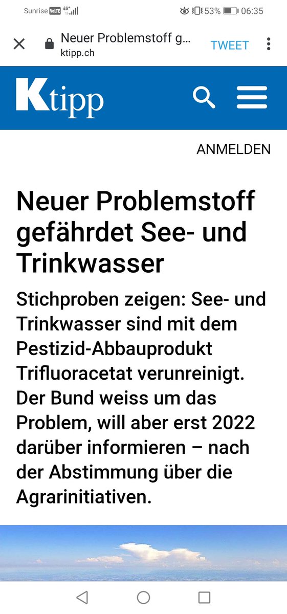 Bemerkenswerte Recherche der KollegInnen von #ktipp.