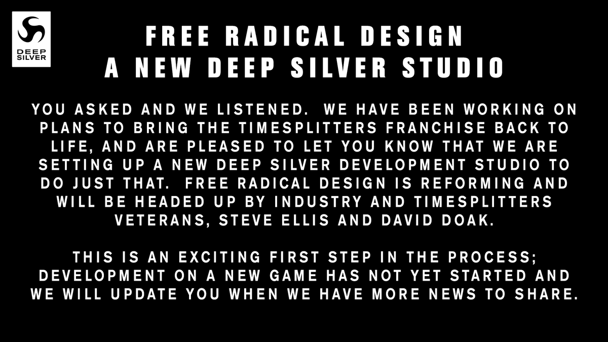 A new Deep Silver Studio is coming - Free Radical Design
