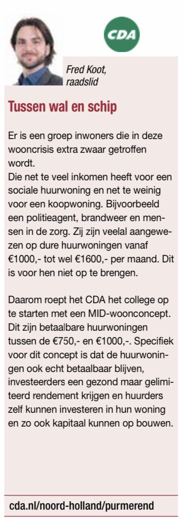 cda_purmerend's tweet photo. Reactie uit onze fractie! https://t.co/Nbx2k9uYHJ