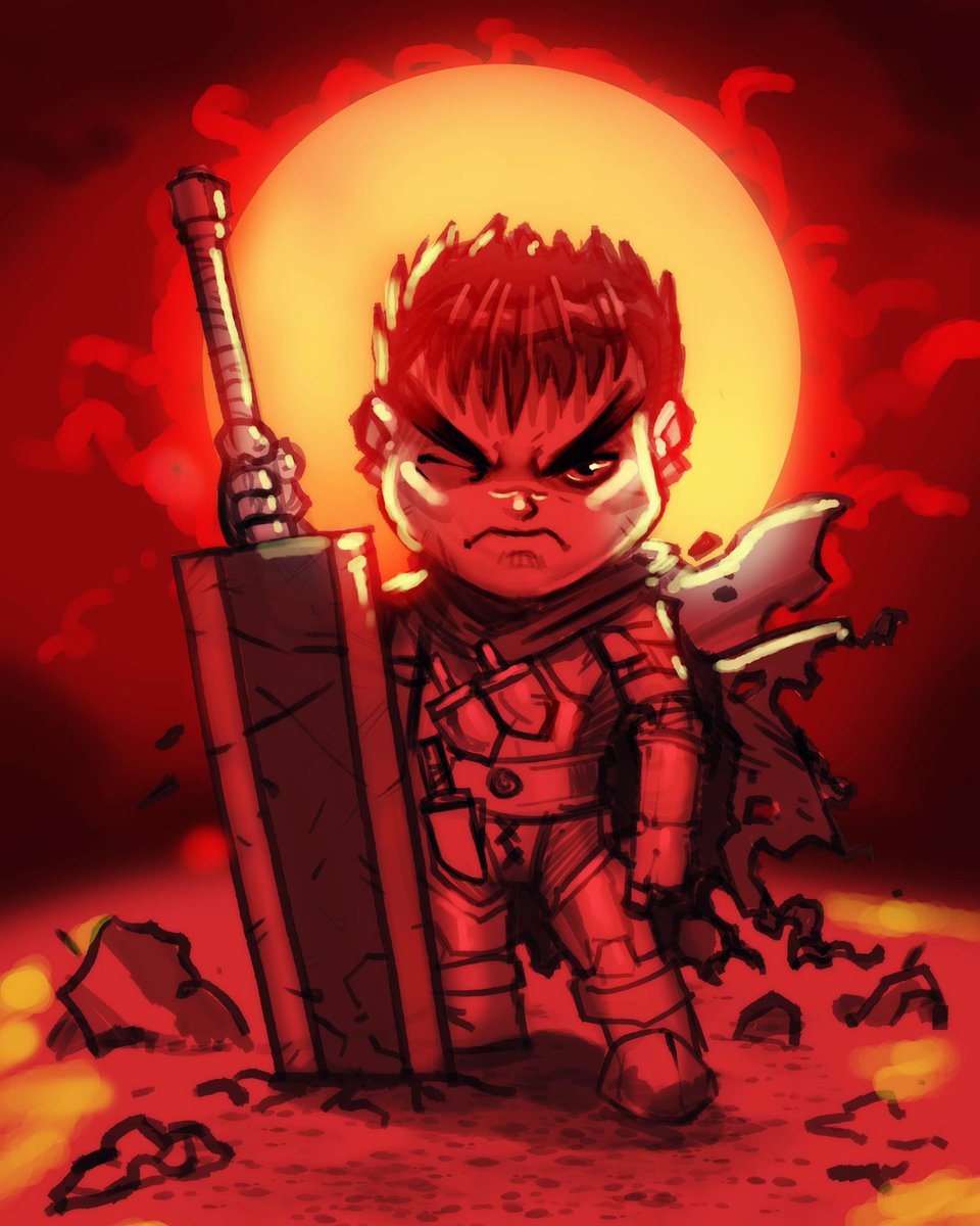 stevenmcrowe's tweet photo. A piece I did to decompress last week. Rest in peace Kentaro Miura. #ThankYouKentaroMiura #RIPMiura #Berserk https://t.co/mVb8MCRBL0