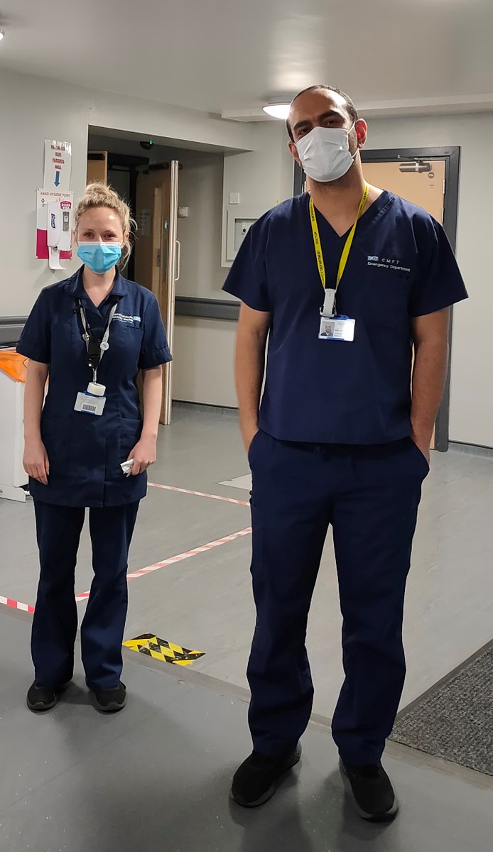 Another very busy night in the @MRI_ED and two of our heroes overnight were the ED Reg Dr Mo Tohfa and our Shift Coordinator Senior Sister Alison Ward. They were more than happy having their picture taken after 10 hours on shift!#24Hours@MRI, #Achieving Excellence #FlowFortnight