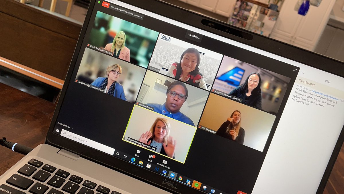 1TrishTwoTrish's tweet photo. “Title IX is the law. Gender Equity should be the value.” -Amy Huchthausen, Commissioner, America East Conference- strong representation for the Northeast!! #NCAAInclusion https://t.co/QGoA1swkip
