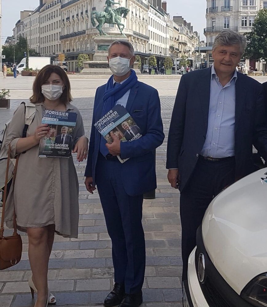 Avec <a href="/N_Forissier/">Nicolas Forissier</a> qui a passé la matinée à #Orléans Merci aux bénévoles qui nous ont aidés et accompagnés. #regionales2021 #centrevaldeloire