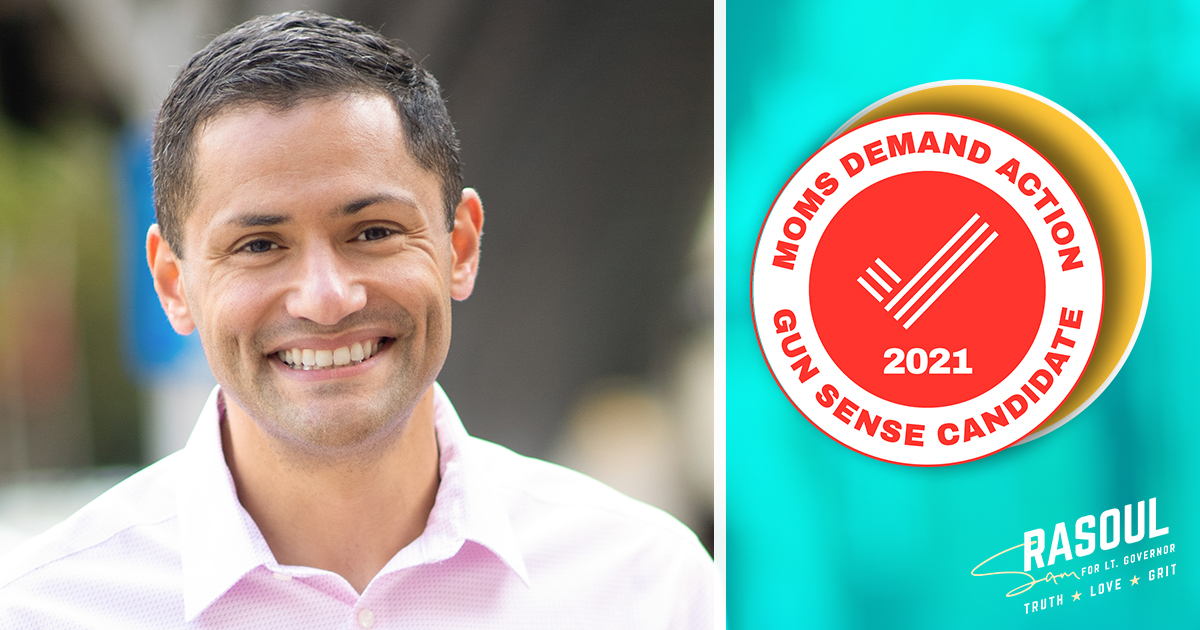 Sam_Rasoul's tweet photo. I'm thankful for the leadership of @MomsDemand to end gun violence in Virginia, and to receive their Gun Sense Candidate distinction.
As your Lt. Governor, my tie-breaking votes will be to protect Virginians from this senseless violence with common sense reform. https://t.co/fYUbBL8VpL
