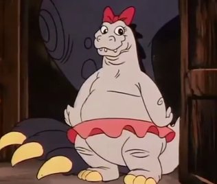 obscurecreacher's tweet image. Godzilla&apos;s Daughter from Scooby-Doo and the Ghoul School