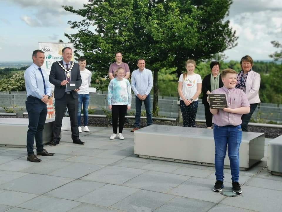 CHS_Show's tweet photo. Due to Covid19, Translink Ulster in Bloom 2019 awards were presented today to Bernie McKenna, Ulster in Bloom 2019 Community Champion and to the Eco Buddies, UIB Youth Award at @dungannonarts by the Chair of @MidUlster_DC and representatives from @Translink_NI &amp; @NI_LGA https://t.co/dbSlSMvL1L