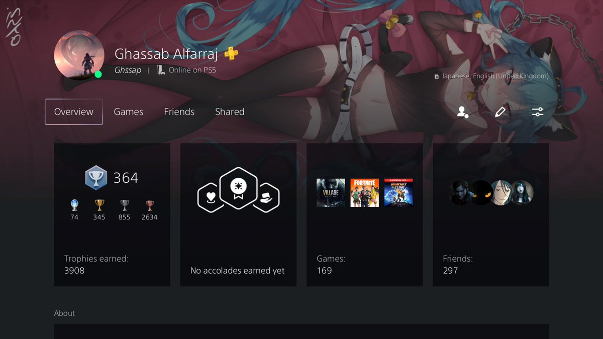 طلعت بلاتينيوم لعبة #ResidentEvilVillage على بلايستيشن 5

-
تقييم اللعبة 7/10
تقييم البلاتينيوم 4/10 
يبغى لك اقل شي ٤ ختمات🏆
اصعب تروفي هو لجند كاوبوي عشان تجيب كل المراحل S 
والباقي كلهم سهلين مرة حتى تروفي تختم اللعبة بالسكين تقدر تاخذ سكين الكومبات اللي مع كريس وتلعب فيها