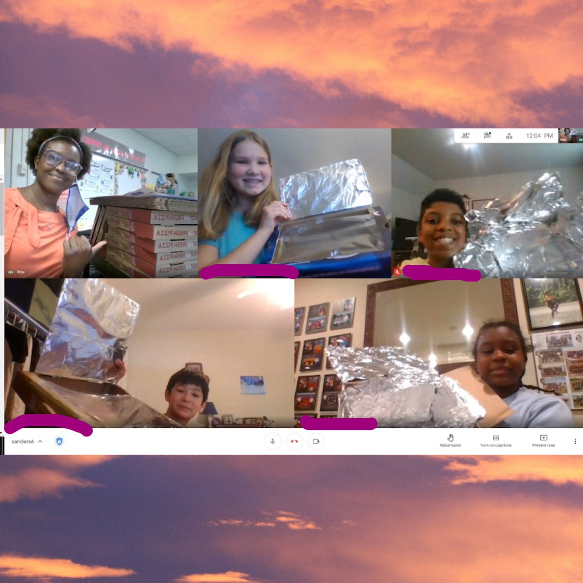 HairstonTeaches's tweet photo. Creating our Solar Cookers... My students are so BRIGHT! ☀️😏
We’ll have even S’MORE fun when we get to test them next week! 😉😆
#TeamKidsFirst #WeAreCarroll #TeamLEAD6th @CMMSCougars https://t.co/ChAQ0Kuskb