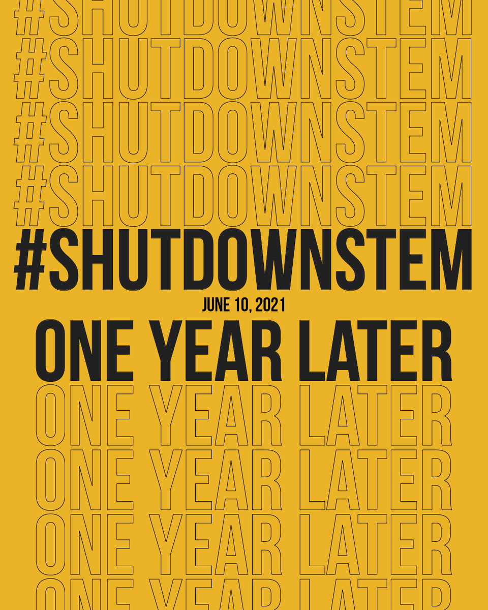 McMasterScience's tweet photo. Join us on June 10th for a discussion on progress and work to be done following the first anniversary of the #ShutDownSTEM initiative. 

Zoom link and information to follow early next week! https://t.co/xgo5Tbv3EL