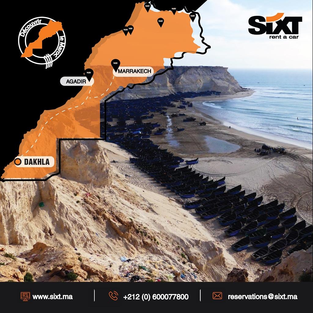 SixtMaroc's tweet photo. Partez à la découverte de la ville où desert et mer se rencontrent en louant vite votre voiture chez Sixt 😍

**
Pour toute réservation rendez-vous sur notre site web : https://t.co/pov2hmUH4u ou contactez-nous par téléphone : +212 (0)6 00 07 78 00 📞 https://t.co/kOOfwwKanO