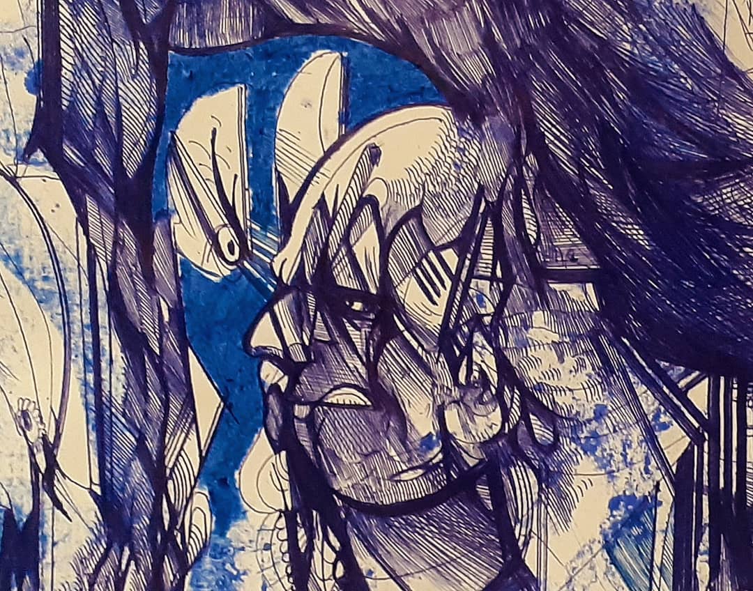 ZDX_inking's tweet photo. Blue Light.
#sketch #boceto #doodle #dessin #drawing #characterillustration #inking #ink #blue #bluedrawing #inkdrawing #illustration #design https://t.co/emmi9thDcI