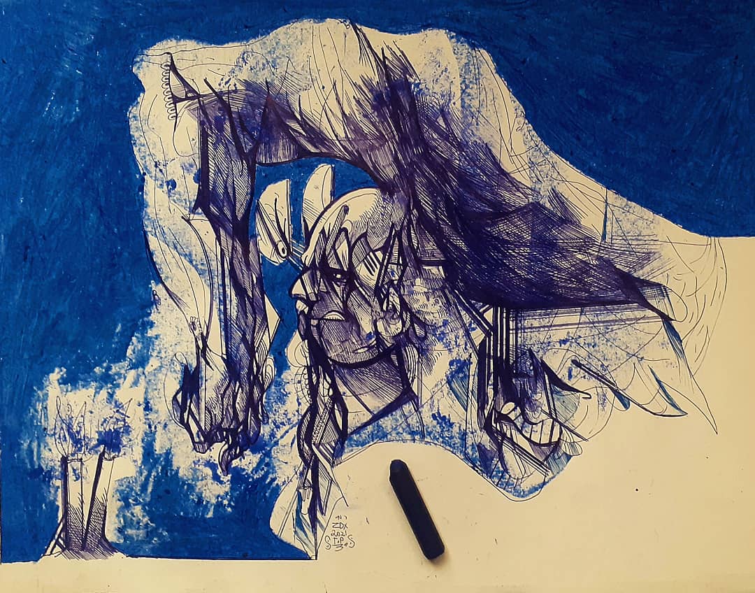 ZDX_inking's tweet photo. Blue Light.
#sketch #boceto #doodle #dessin #drawing #characterillustration #inking #ink #blue #bluedrawing #inkdrawing #illustration #design https://t.co/emmi9thDcI