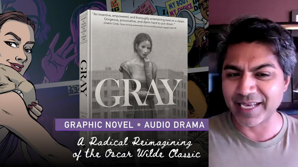 BionicBuzz's tweet photo. Our interview w/ @ArvD will premiere on JUNE 30th at 10 AM PST / 1 PM EST about his #graphicnovel @sistersofgray It is a supernatural revenge thriller w/ a feminist edge based on a reimagined Wilde classic. Click on link &amp; then bell icon to set a reminder: https://t.co/XOyvZCZPzi https://t.co/LpODGPETb3
