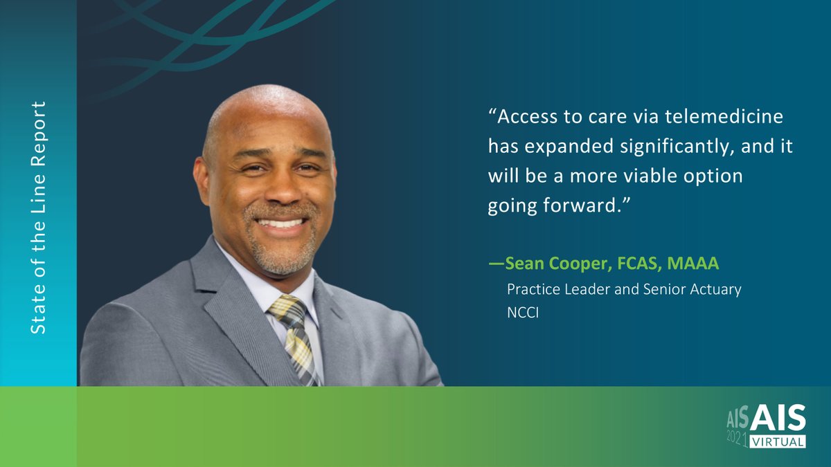 NCCI's tweet photo. Insights from Sean Cooper (@SeanCooper00), delivered during our #ncciAIS State of the Line. View the full presentation and learn more @ https://t.co/uaSppl78ST #workerscomp https://t.co/C1SdVEN4Gw