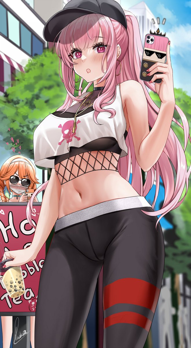 No jacked version of my previous Mori Calliope fanart.

Feat KFP spy. 
#callillust
#Callidrip
#ArtsOfAshes
#TAKAMORI 