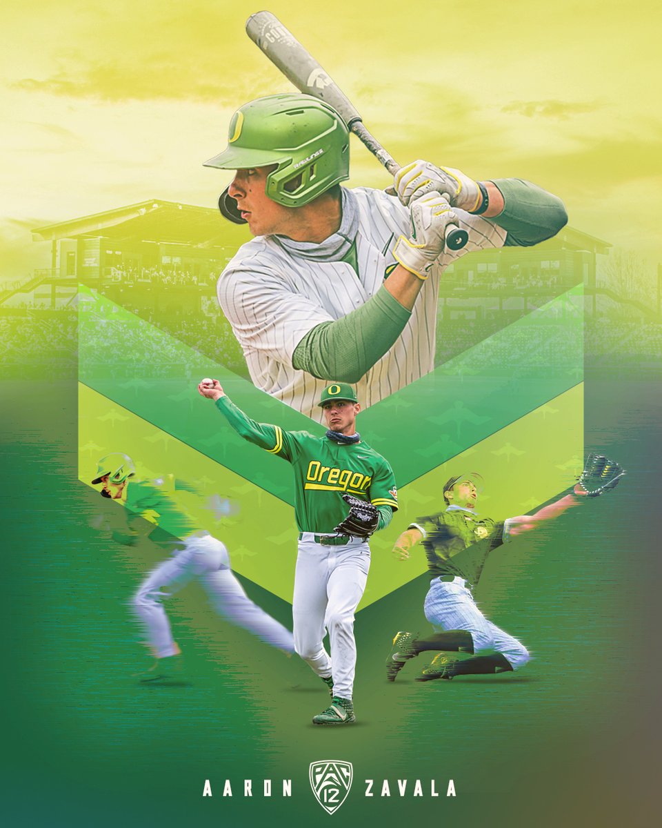 GoDucks (@goducks) on Twitter photo Top flight talent.
@Zavala11Aaron of <a href="/OregonBaseball/">Oregon Duck Baseball</a> has been named the Pac-12 Player of the Year. #GoDucks Top flight talent.
@Zavala11Aaron of <a href="/OregonBaseball/">Oregon Duck Baseball</a> has been named the Pac-12 Player of the Year. #GoDucks