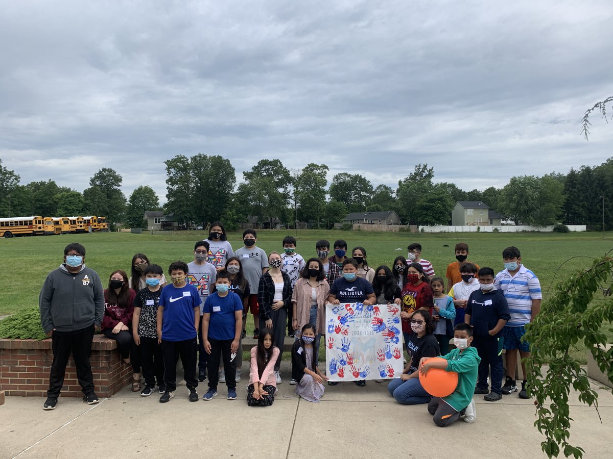 Thank you to the <a href="/MHSPioneers/">Millbrook Pioneers Activities</a> students for serving as pen pals to our ESL students. Our students exchanged letters throughout the year and were able to meet their pen pals at Millbrook today. They completed a few activities together and played a game of kickball! #RREinspires