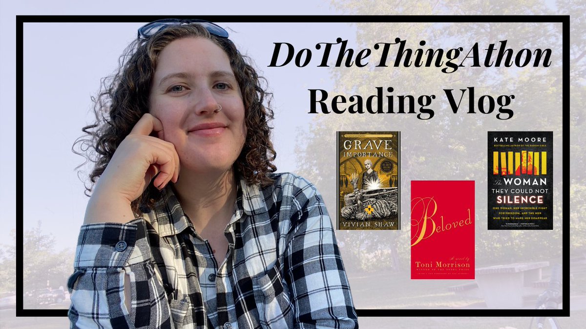 <a href="/DoTheThingAThon/">DoTheThingAThon 📚</a> was exactly what I needed do dive into some intimidating (and exciting!) books, and also to experiment with a weekly reading vlog format 😍
youtu.be/4JRRdnXim30