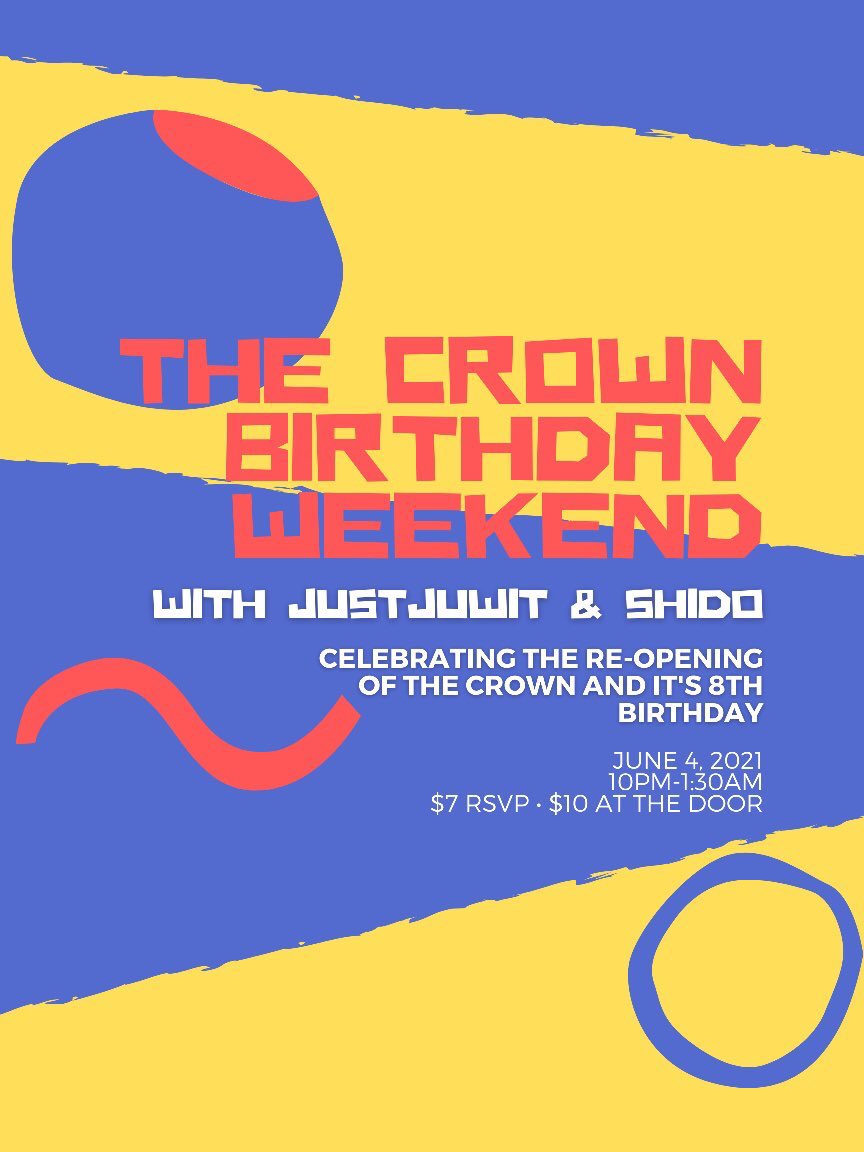 Just got my first batch of stickers in the mail and will be handing them out tomorrow at <a href="/crownbaltimore/">The Crown Baltimore</a>’s 8th birthday event! Me and @imbushido will be in the backbar providing the music all night. 

Check the link below for $7 tix. $10 at the door!

🎟: eventbrite.com/e/the-crown-bi…