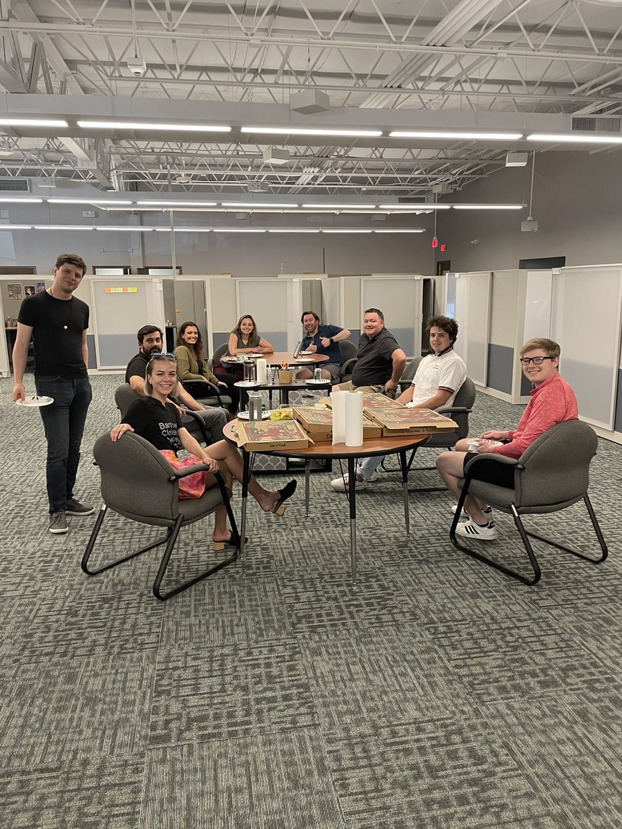 1CallMike's tweet image. Special lunch for our awesome Implementation Specialists Team and their leader Michael Quimby.  Wonderful group of dedicated hard working servant leaders. It’s all about the WHY? Thank you @AMTELCO1Call