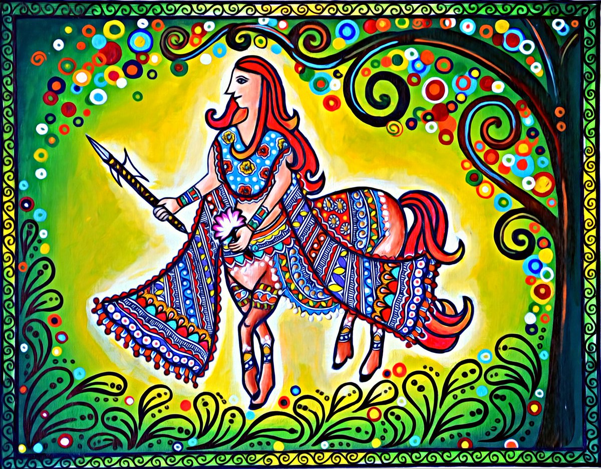 DeeptiDesigns's tweet photo. My latest #nftart called the "Clement Combatant".
The art shows the tough warrior spirit of #women, as well as their kind and nurturing nature.
Look forward to your feedback #NFTCommunity 
#NFT #nftcollector
#NFTartists 
https://t.co/eM8ovXkUcN https://t.co/adiiUv9rAC