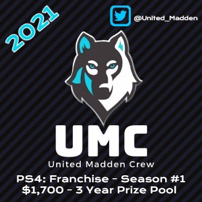 #Madden21 CFM. $1700 Payout. 3 seasons. For every 3 people you will get a free superstar. #wolves